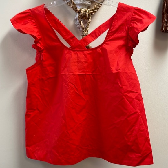 New Women’s Maeve Ruffled Cross-Back Blouse By Anthropologie!!🔥🔥🔥 - Picture 6 of 15